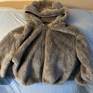 Grey Cozy Kids Fleece Jacket